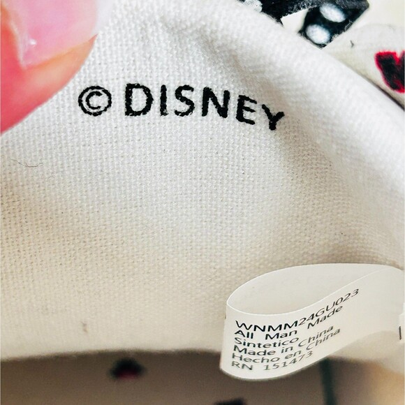 Cute Disney MINNIE MOUSE Sneakers Womens Size 10 Shoes White Black Red Vegan - Picture 9 of 10